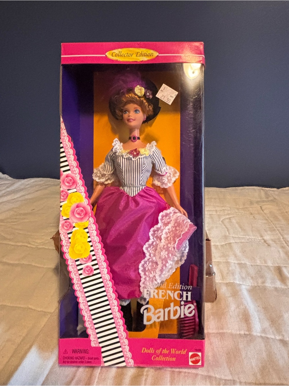 BARBIE French Barbie Doll 1996 Dolls Of The World Collection NIB Mattel 16499.